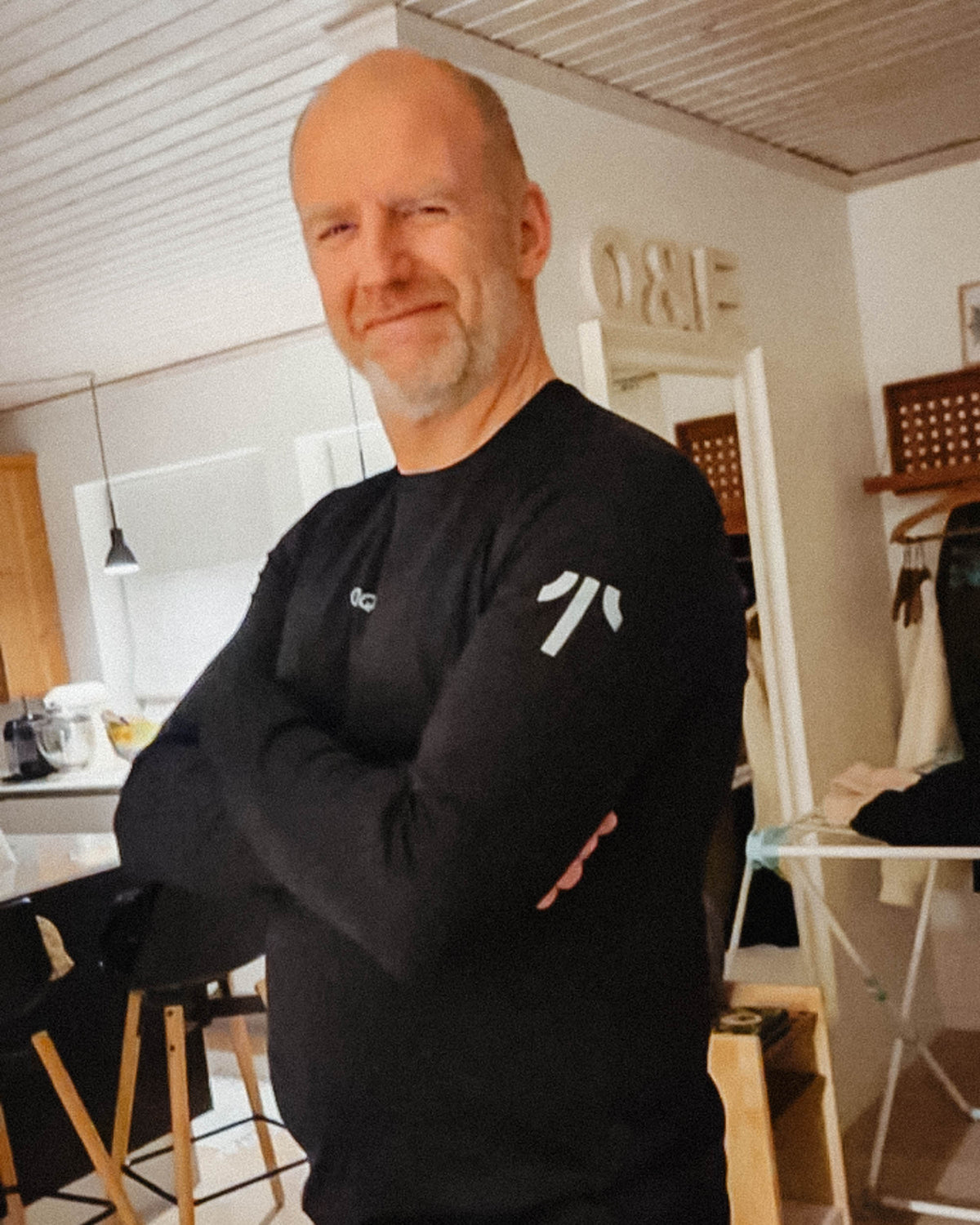 A man posing in TOQO clothes